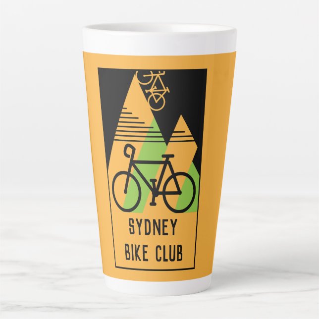 Radfahren in Australien Milchtasse (Vorderseite)