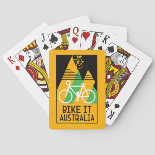 Radfahren in Australien Spielkarten
