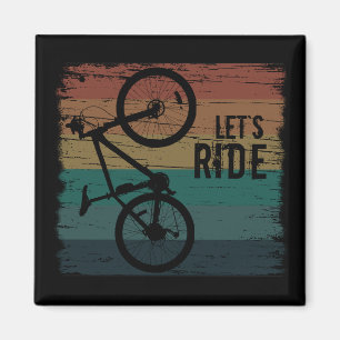 Radfahren inspirierende Zitate Magnet