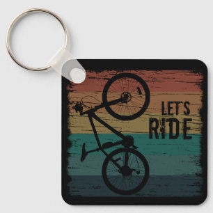 Radfahren inspirierende Zitate Schlüsselanhänger