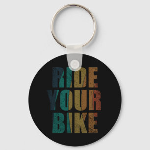 Radfahren inspirierende Zitate Schlüsselanhänger
