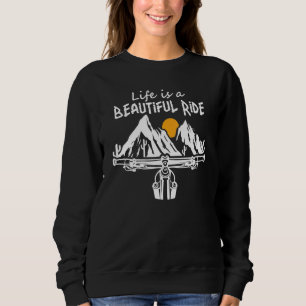 Radfahren ist ein schöner Spaß-Fahrradfahrer Sweatshirt