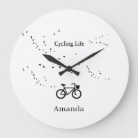 Radfahren Leben, frei als Vogel Große Uhr