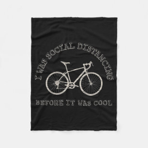 Radfahren Lover Bike Rad Rad Soziale Entfernung Fleecedecke