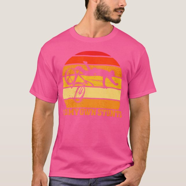 Radfahren Lover Cycle Funny Bicycle Ich tue meine  T-Shirt (Vorderseite)