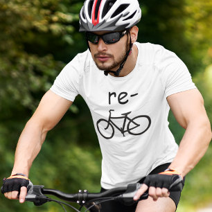 Radfahren lustig recyceln T-Shirt
