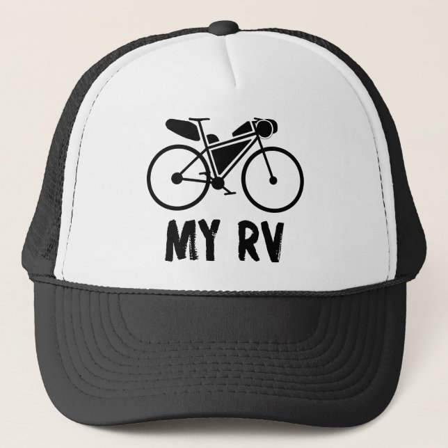 Radfahren, mein Freizeitfahrzeug Truckerkappe (Vorderseite)