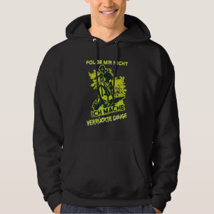 Radfahren Mountainbike Sprichwort Hoodie