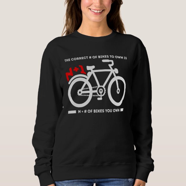 Radfahren N1 Regeln für Fahrradfahrer Sweatshirt (Vorderseite)