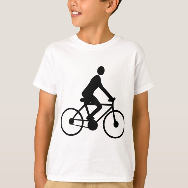 Radfahren - Schwarz T-Shirt (Vorderseite)