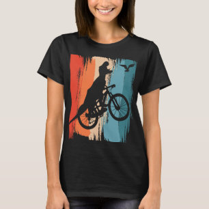 Radfahren T-Rex Dinosaur Mountainbike fahren Dino  T-Shirt