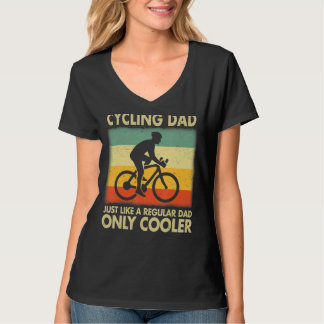 Radfahren Vater wie ein regelmäßiger Vater nur Coo T-Shirt