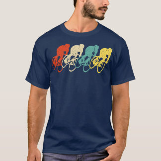 Radfahren Vintage Retro 70er 80er Fahrrad Radfahre T-Shirt