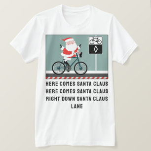 Radfahren - Weihnachtsfest T - Shirt