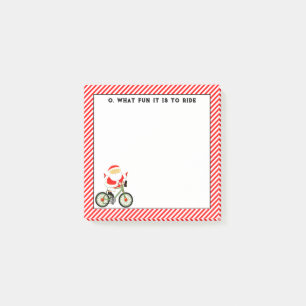 Radfahren Weihnachtsgeschenk Post-it Klebezettel