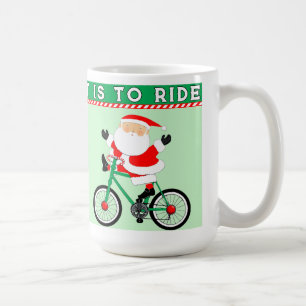 Radfahren Weihnachtsurlaub Kaffeetasse