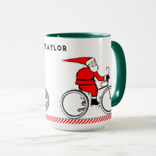 Radfahren Weihnachtsurlaub Tasse