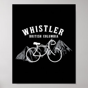 Radfahren Whistler Vancouver British Columbia Kana Poster
