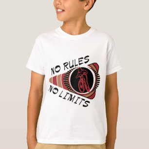 RadfahrenBMX keine Regeln keine Grenzen T-Shirt