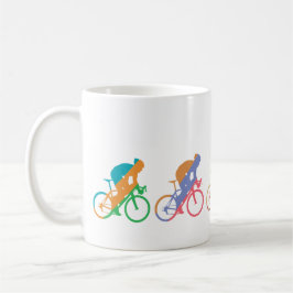 Radfahrende Tasse