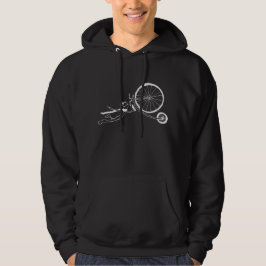 Radfahrender Frosch Hoodie