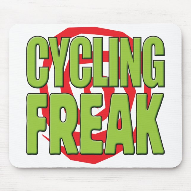 Radfahrender ungewöhnlicher G Mousepad (Vorne)