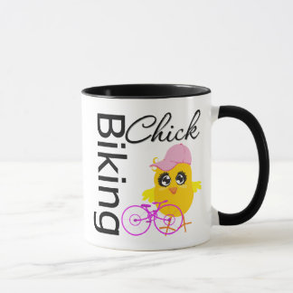 Radfahrendes Küken Tasse