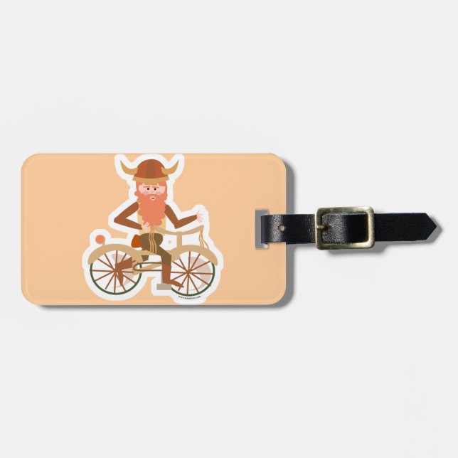 Radfahrendes Viking Gepäckanhänger (Vorderseite horizontal)
