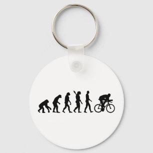 Radfahrenfahrrad der Evolution Schlüsselanhänger