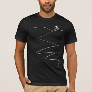 Radfahrenfahrrad-Gebirgsfahrrad-T - Shirt für