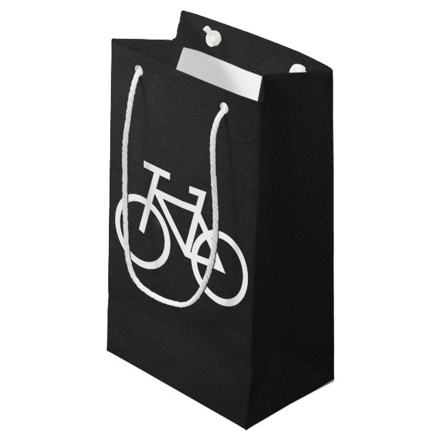 Radfahrenfahrräder minimal kleine geschenktüte (Vorderseite Schrägansicht)