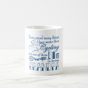 Radfahrengroßvater Kaffeetasse