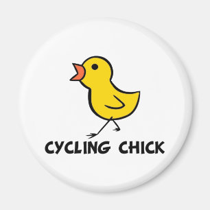 Radfahrenküken-Magnet Magnet