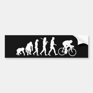 Radfahrenradfahrerpedal-Power, der Autoaufkleber