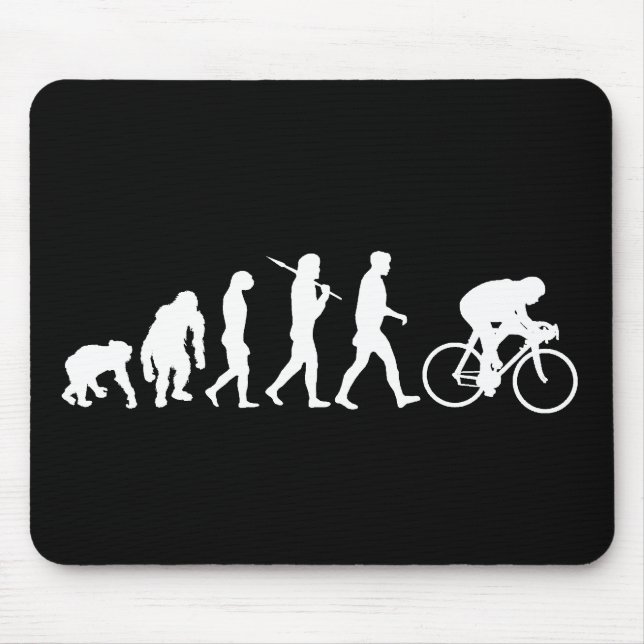 Radfahrenradfahrerpedal-Power, der Mousepad (Vorne)