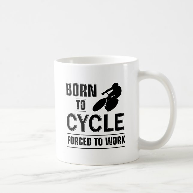 Radfahrent-shirt Kaffeetasse (Rechts)
