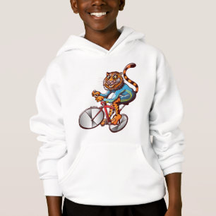 Radfahrentiger Hoodie