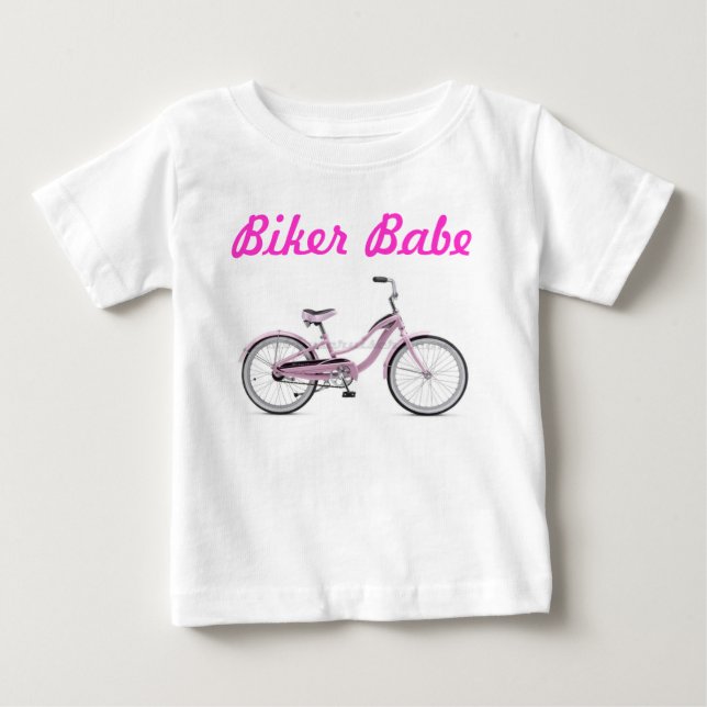 Radfahrer-Baby - und stolz auf es! Baby T-shirt (Vorderseite)