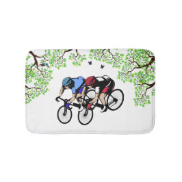 Radfahrer Badematte