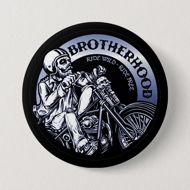 Radfahrer-Bruderschafts-Knopf Button (Vorderseite)