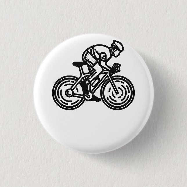 Radfahrer Button (Vorderseite)