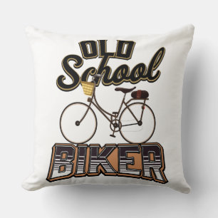 Radfahrer der Old School Kissen