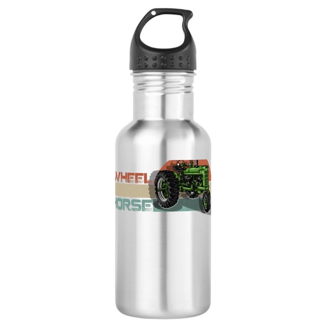 Radfahrer Edelstahlflasche (Vorderseite)