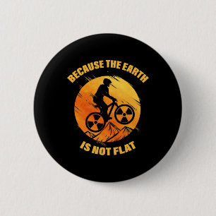 Radfahrer Fahrrad Design Lustiges Mountainbike T Button