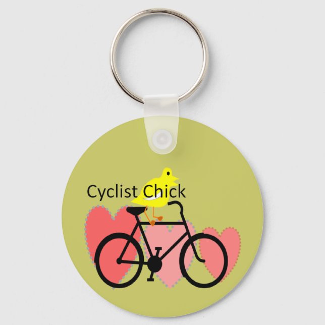 Radfahrer - Fahrrad, Fahrradfreunde Geschenke Schlüsselanhänger (Vorderseite)