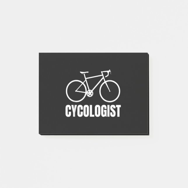 Radfahrer Funny Bicyke Gift Post-it Klebezettel (Vorderseite)