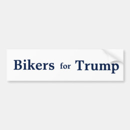 Radfahrer für Trumpf-Stoßaufkleber Autoaufkleber