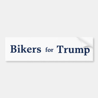 Radfahrer für Trumpf-Stoßaufkleber Autoaufkleber