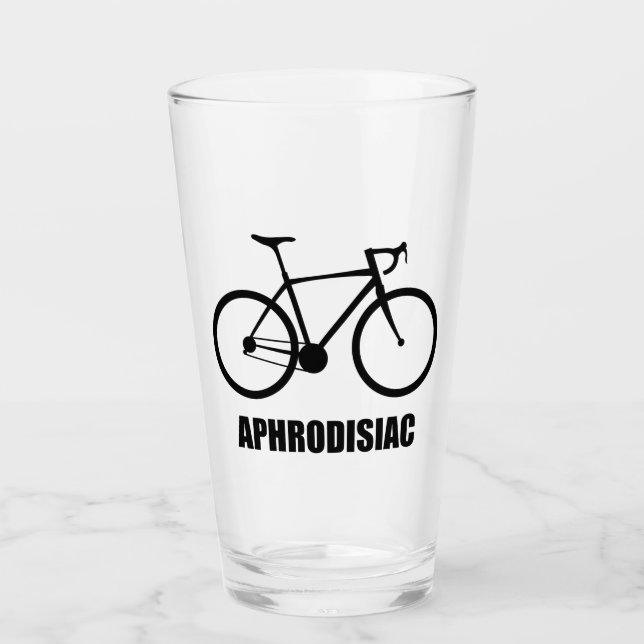 Radfahrer Glas (Vorderseite)