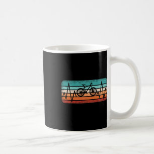 Radfahrer Herzschlag Fahrrad Radfahrer Mountainbik Kaffeetasse